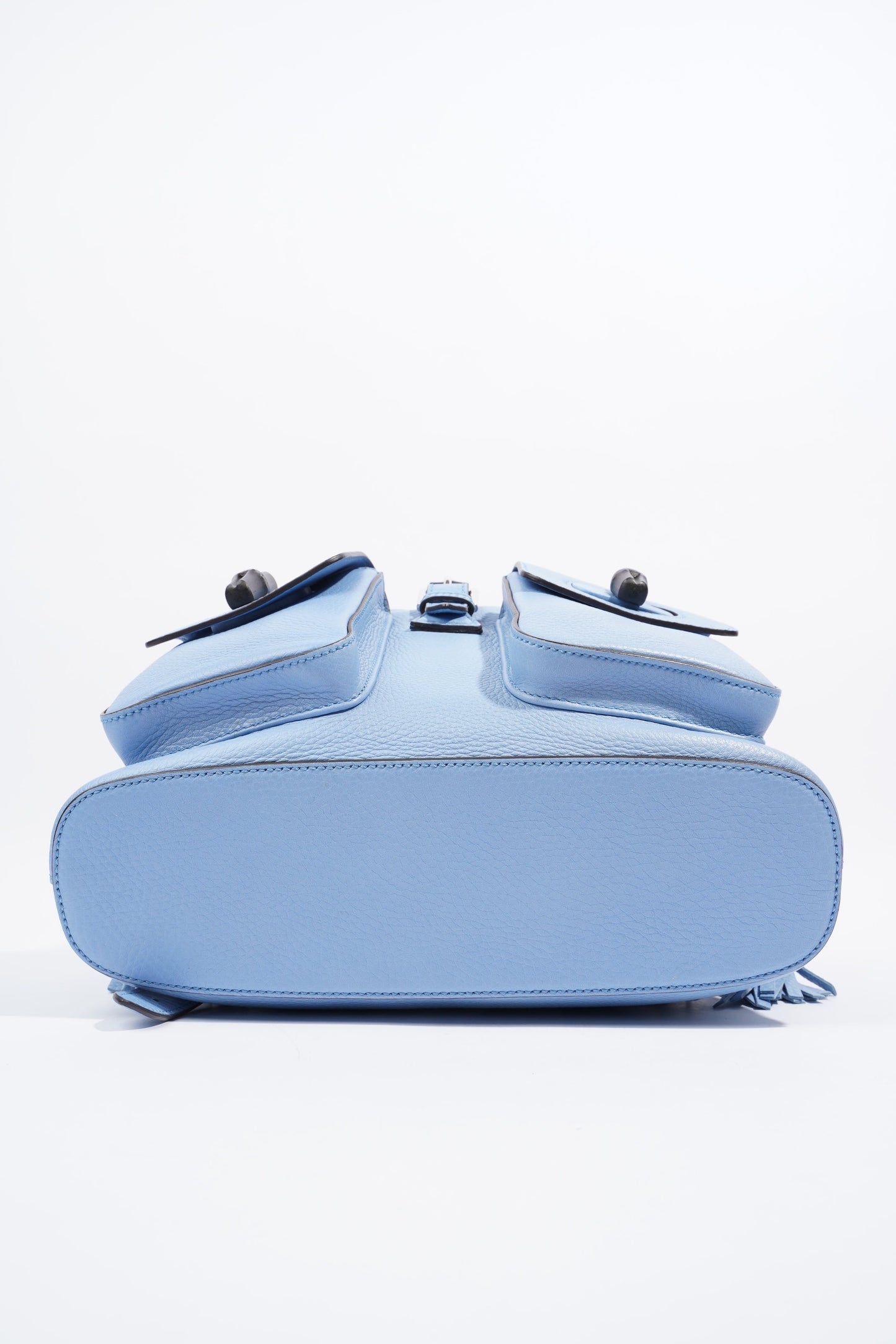 Gucci Bamboo Baby Blue Leather