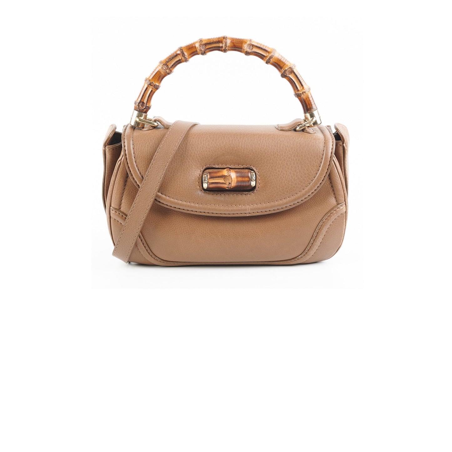 Gucci Top Handle Horsebit Beige