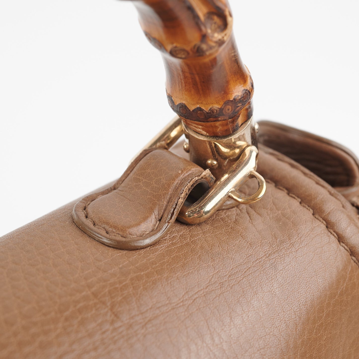 Gucci Top Handle Horsebit Beige