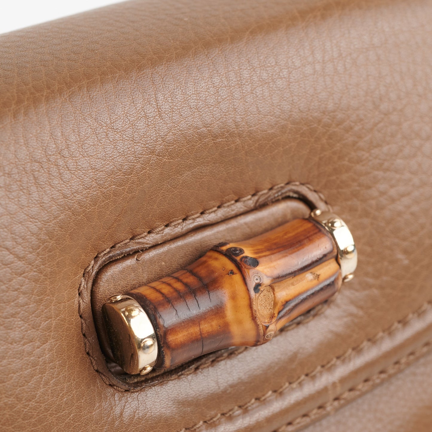 Gucci Top Handle Horsebit Beige