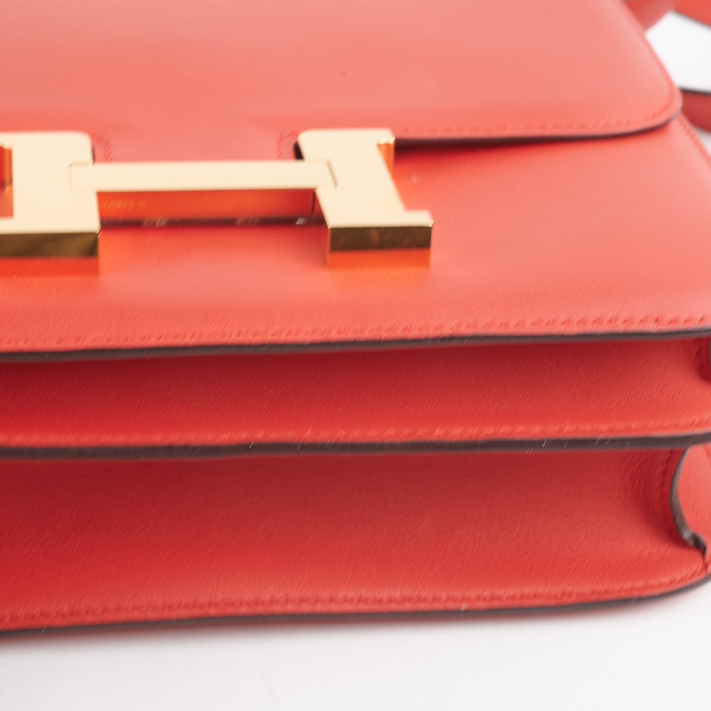 Hermes 24 Constance Rouge Pivoine Stamp A - 2017