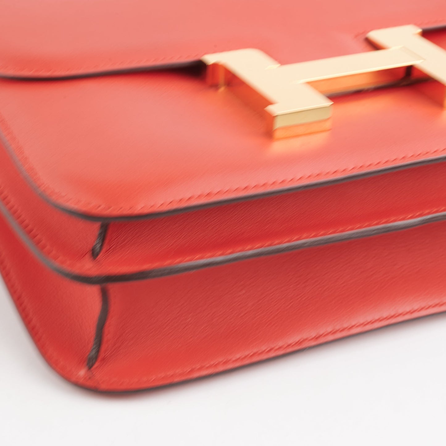 Hermes 24 Constance Rouge Pivoine Stamp A - 2017