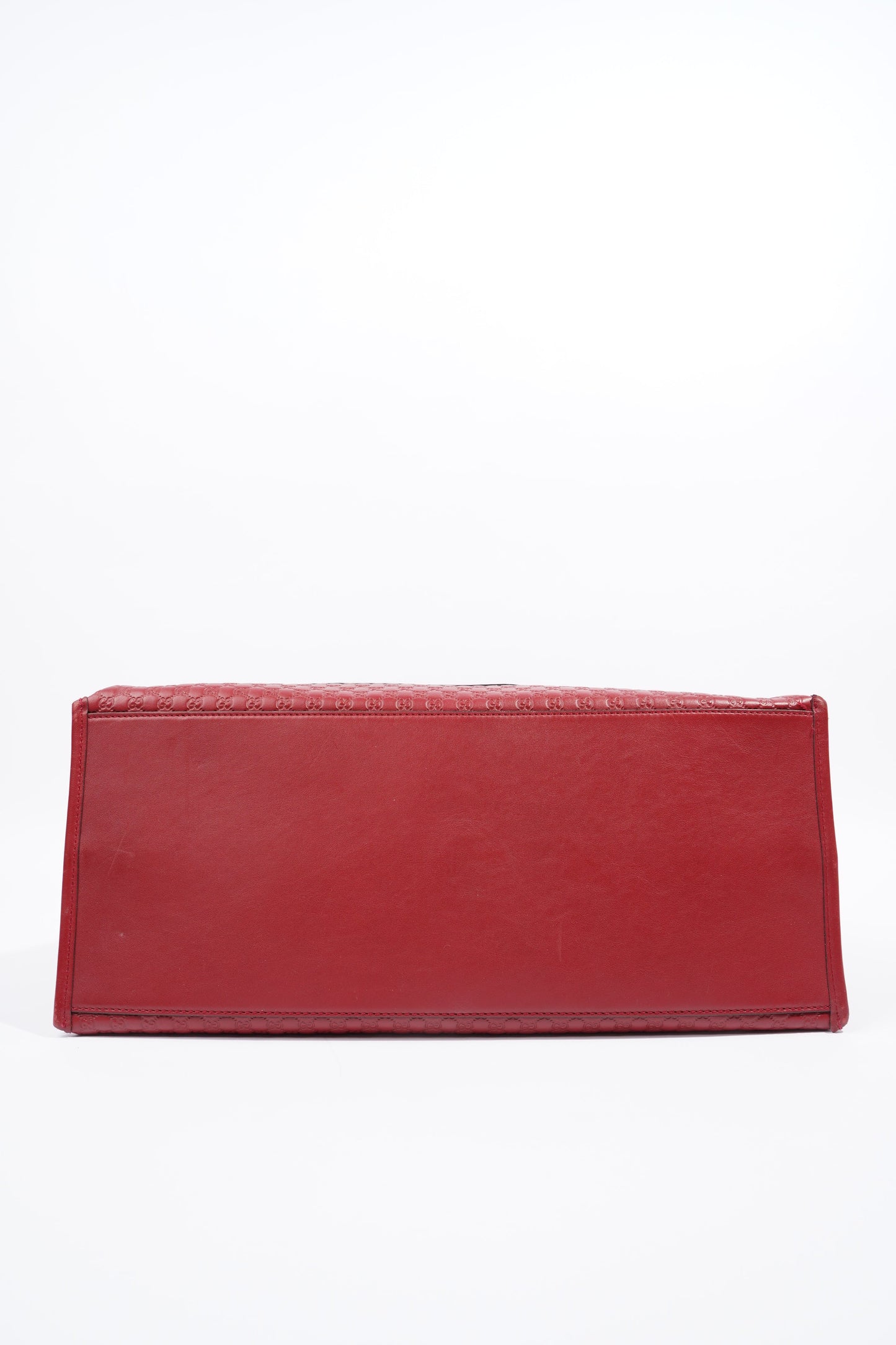 Gucci 2Way Tote Red Leather