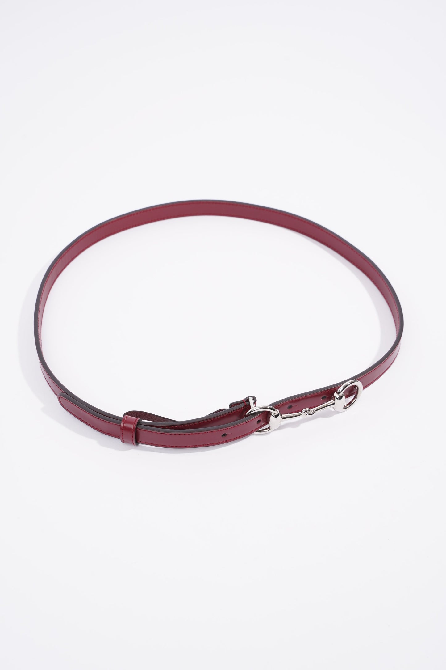 Gucci Horsebit Belt Burgundy Leather 38"