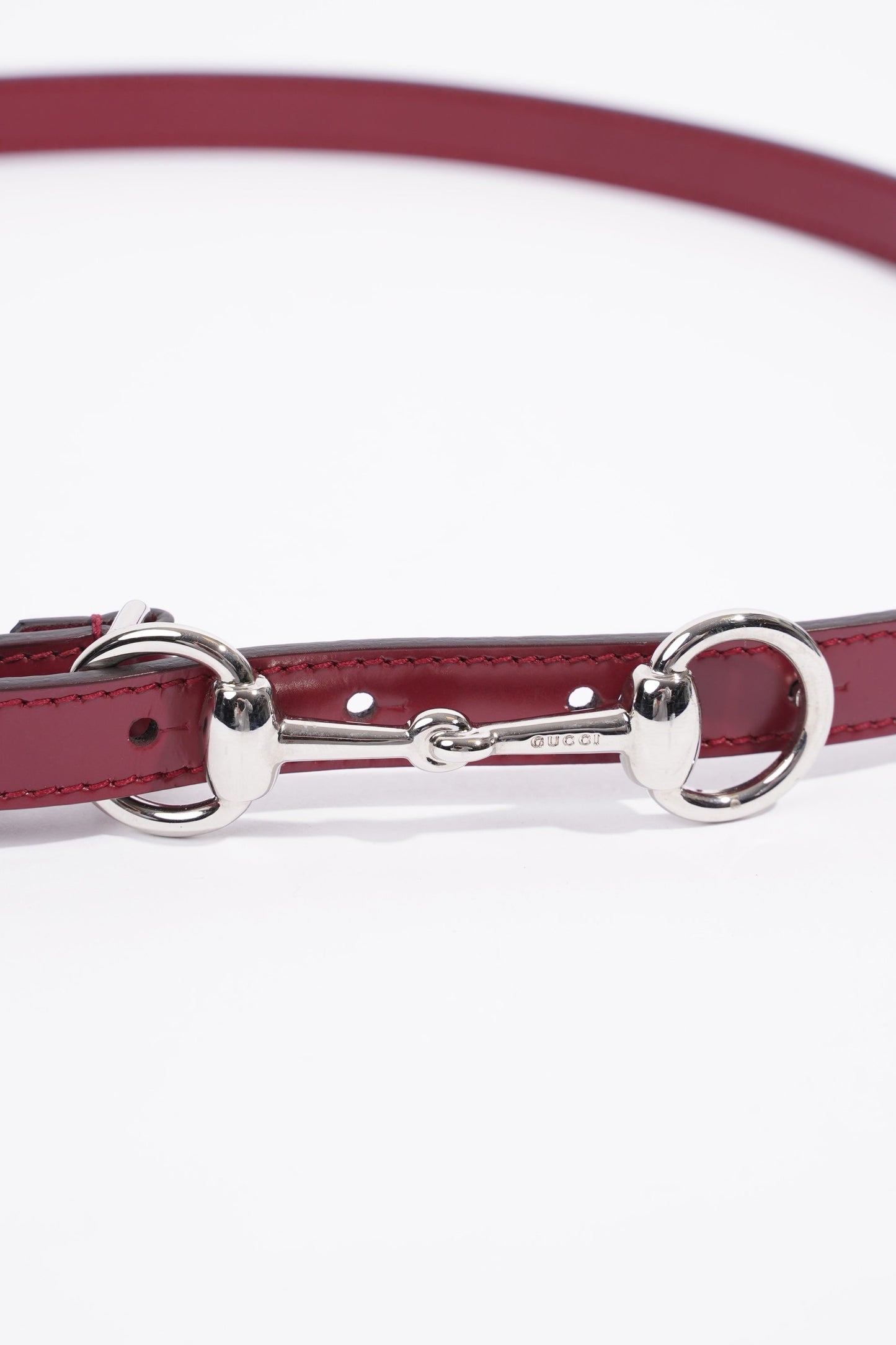 Gucci Horsebit Belt Burgundy Leather 38"