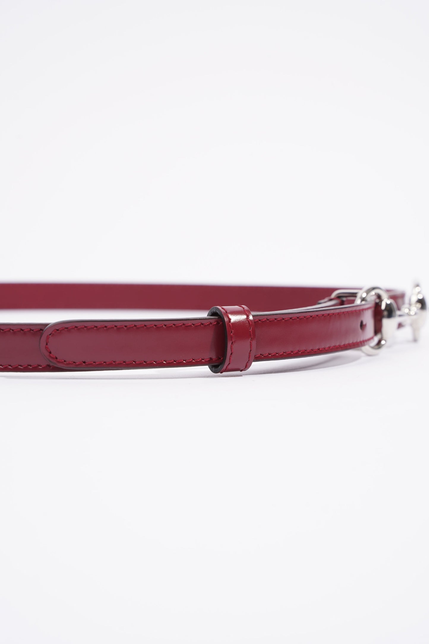 Gucci Horsebit Belt Burgundy Leather 38"