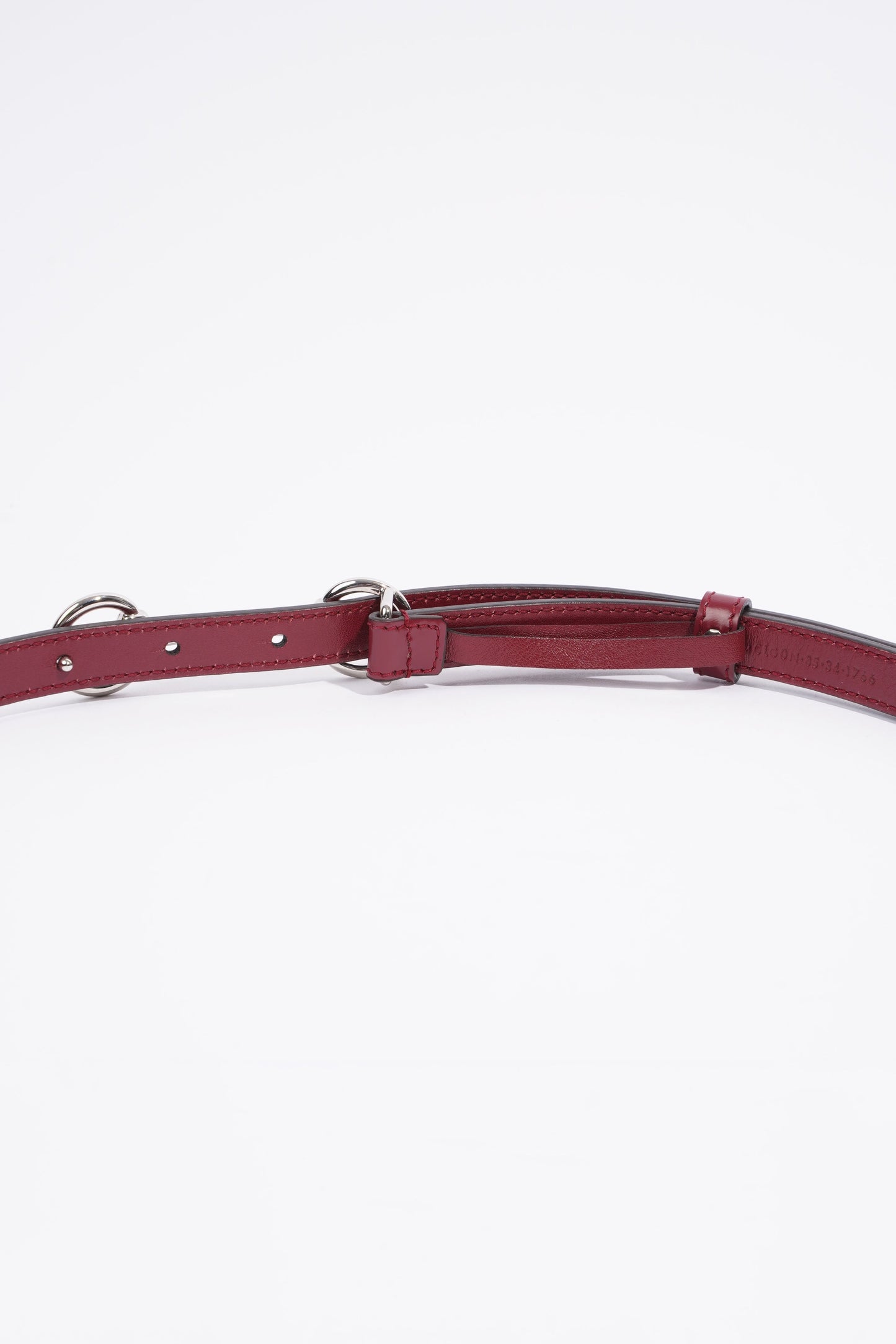 Gucci Horsebit Belt Burgundy Leather 38"