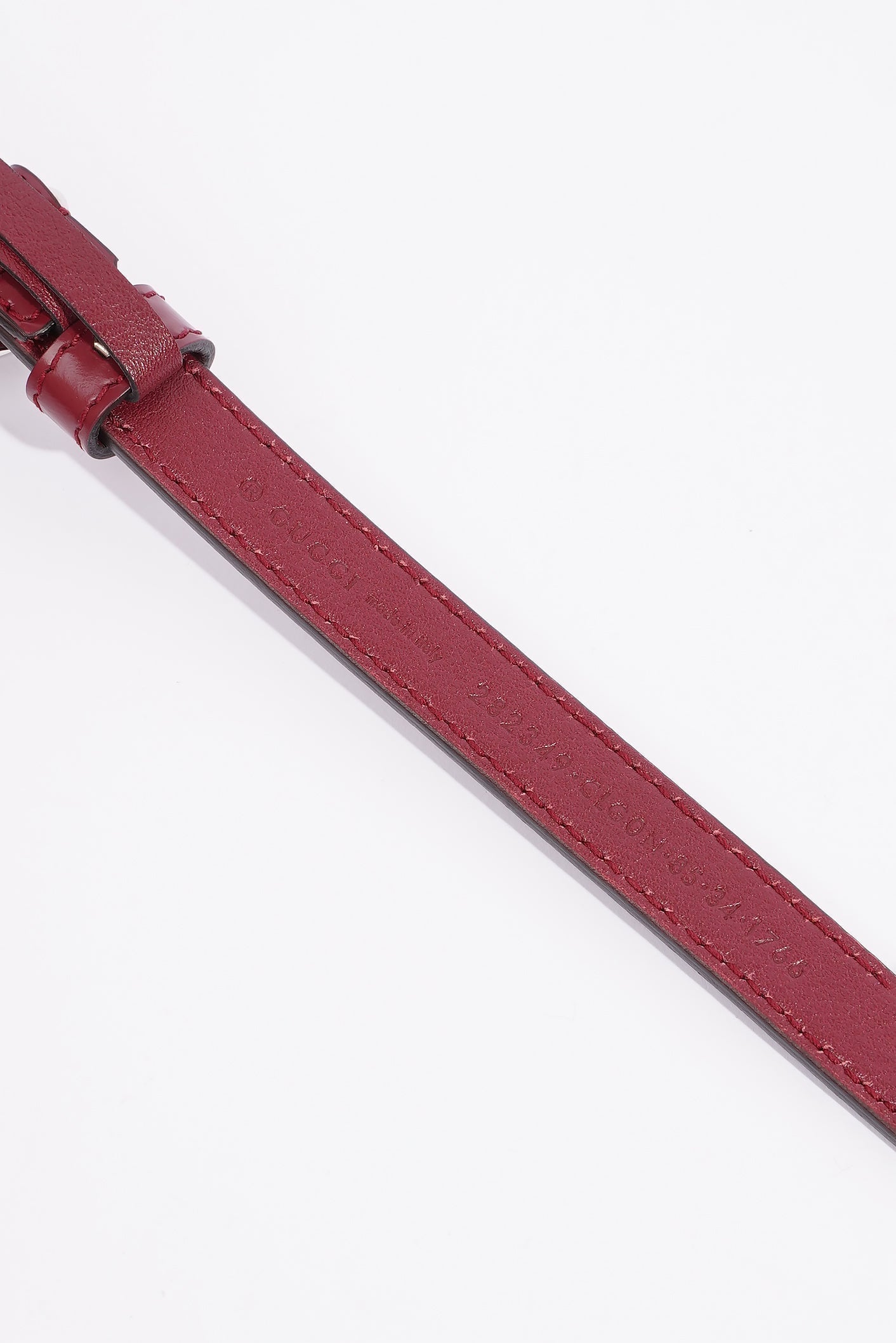 Gucci Horsebit Belt Burgundy Leather 38"
