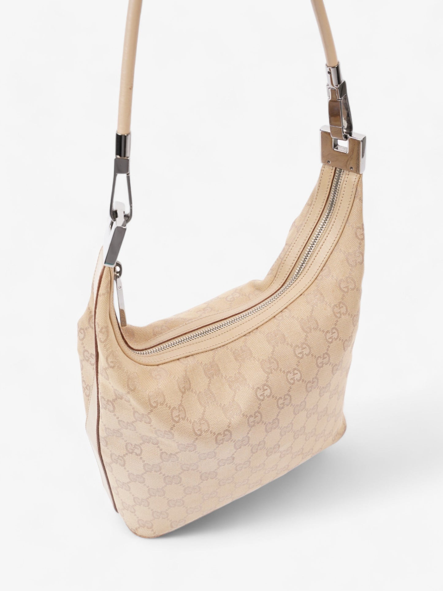 Gucci Hobo Beige GG Supreme Canvas