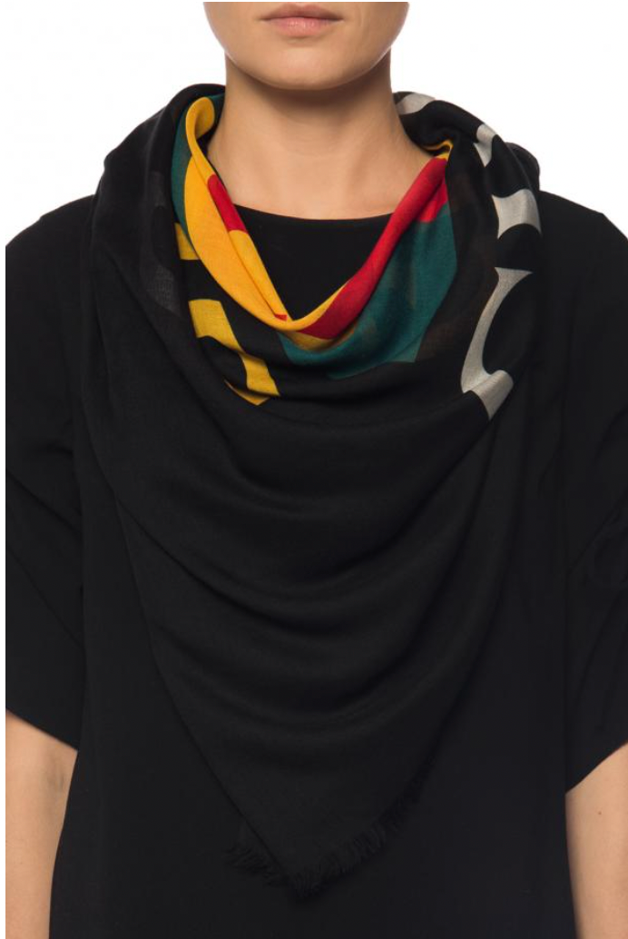 Gucci Web Stripe Shawl