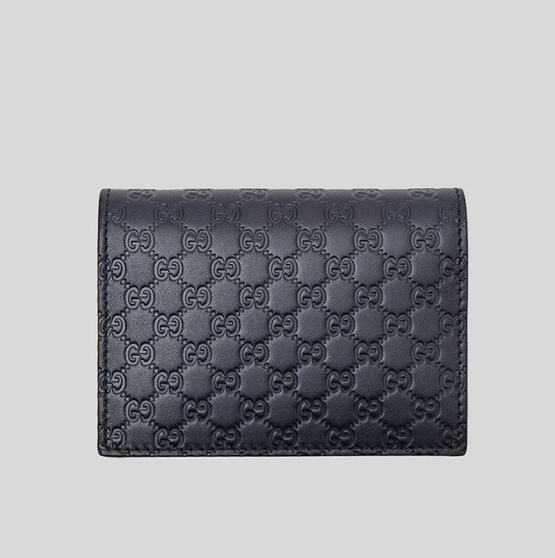 Gucci Interlocking GG Card Case in Navy