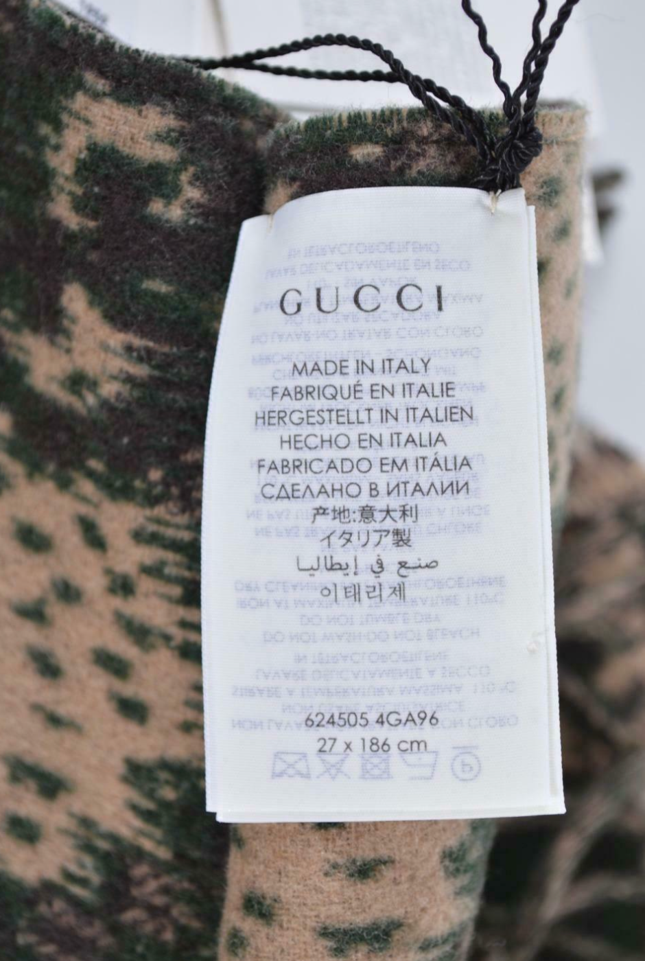 Gucci Reversible Wool Scarf