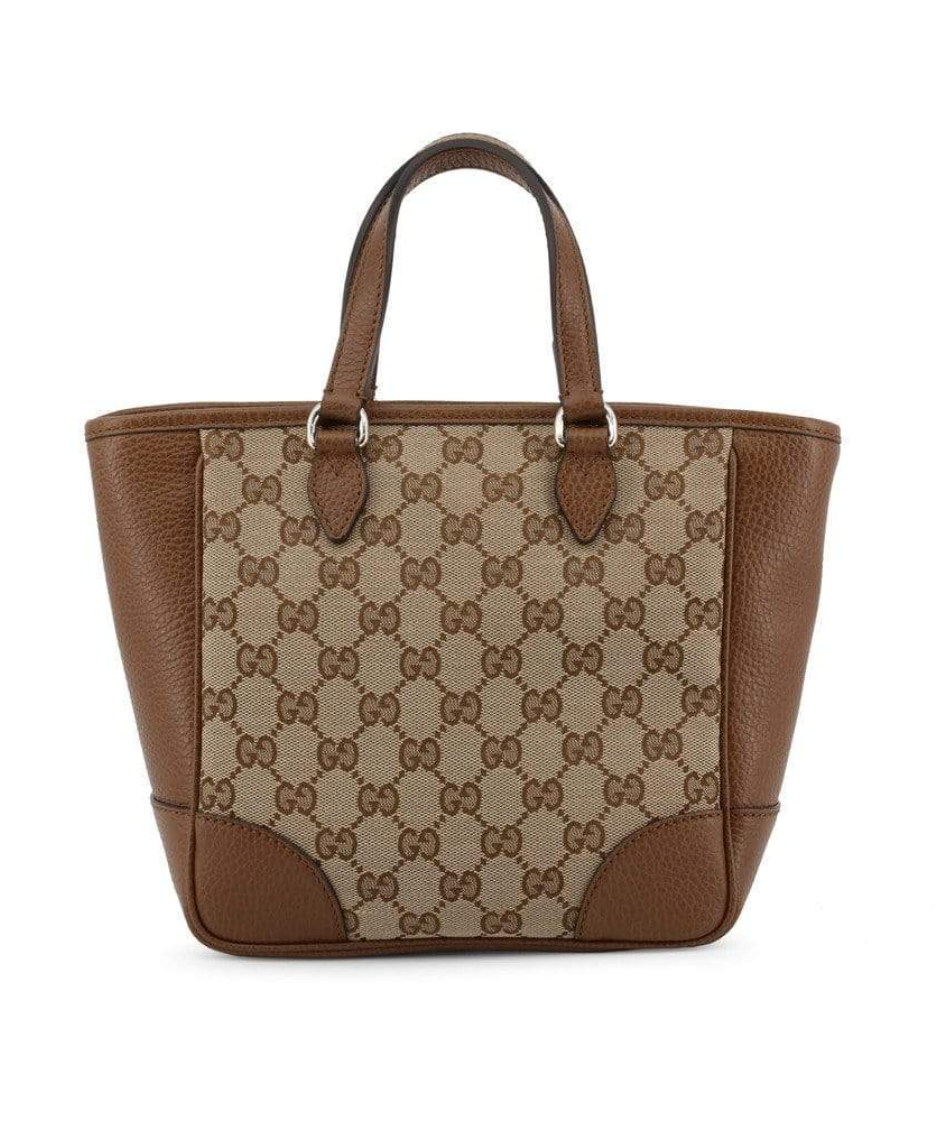 Gucci GG Canvas Small Bree Tote in Brown