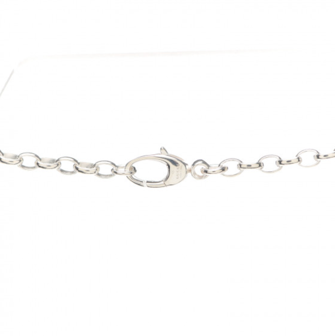 GUCCI Interlocking Circle GG Pendant Necklace in Sterling Silver