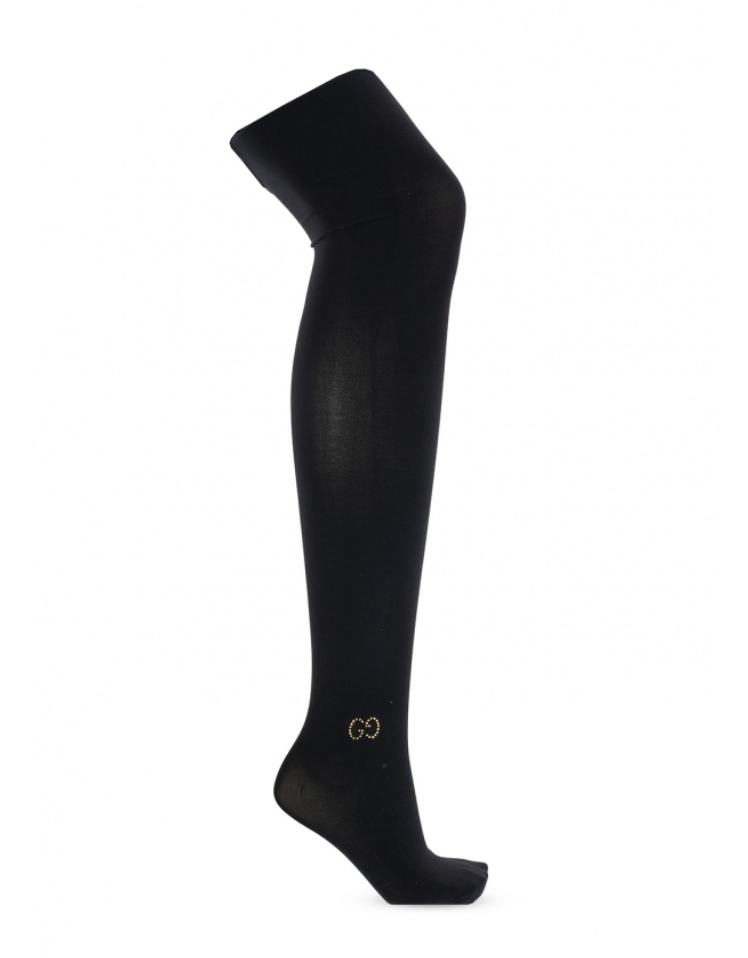 Gucci Logo Black Tights