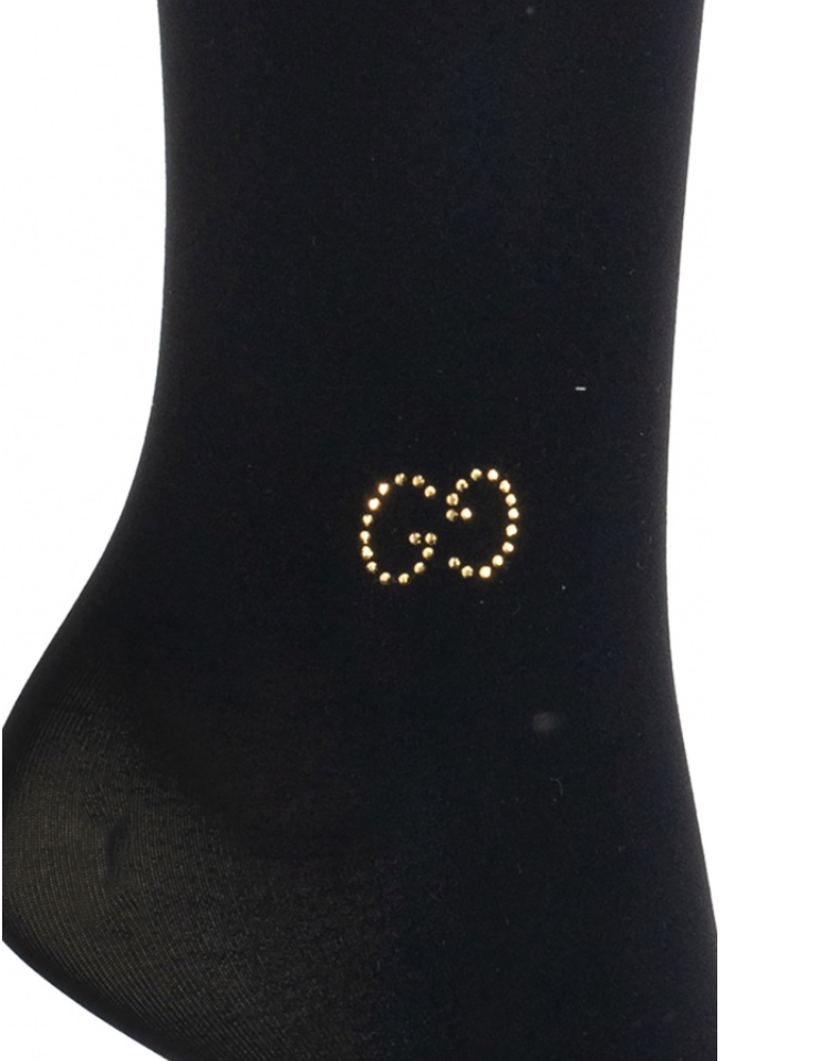 Gucci Logo Black Tights