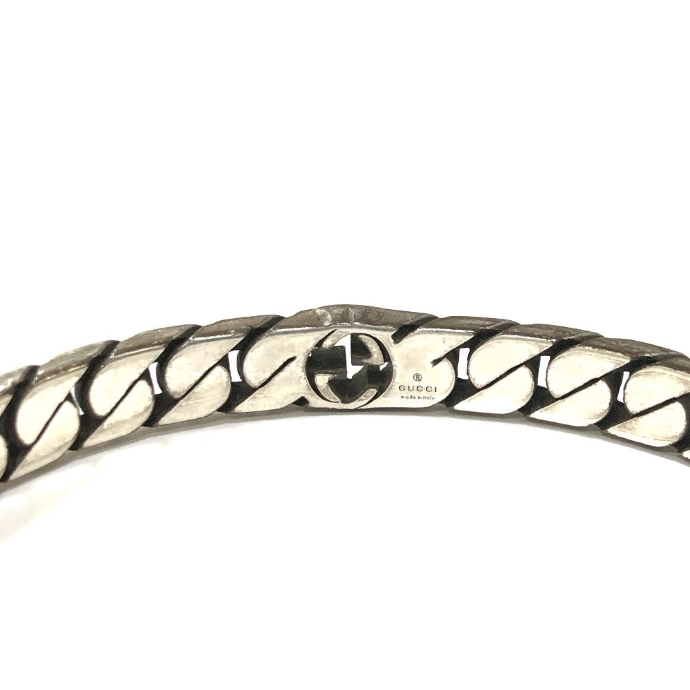 GUCCI bracelet SV925 Silver Interlocking G Women Used