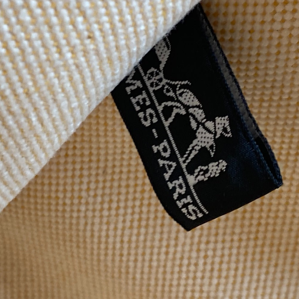 HERMES Shoulder Bag canvas yellow Bora Bora GM Women Used