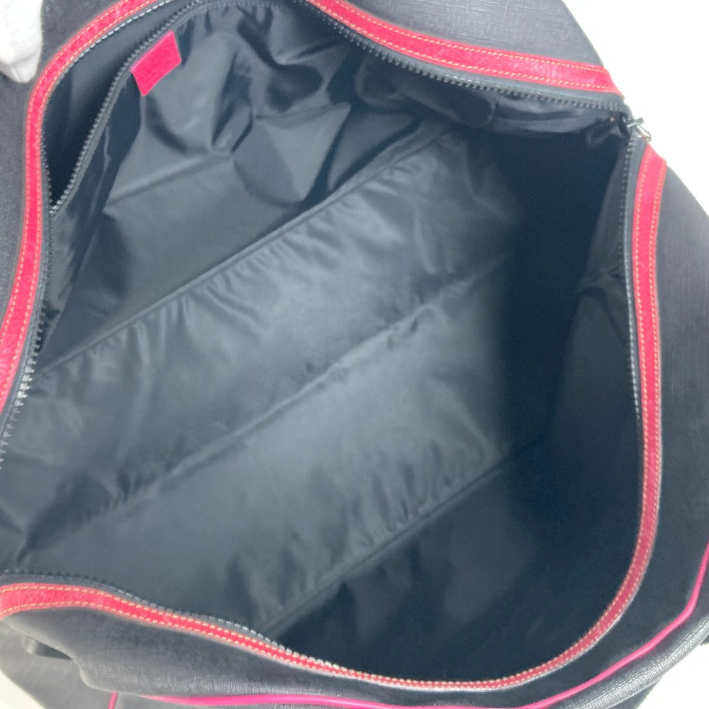GUCCI Boston Duffel bag 162800 PVC / Leather gray logo unisex(Unisex) Used