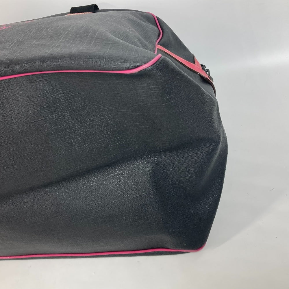 GUCCI Boston Duffel bag 162800 PVC / Leather gray logo unisex(Unisex) Used