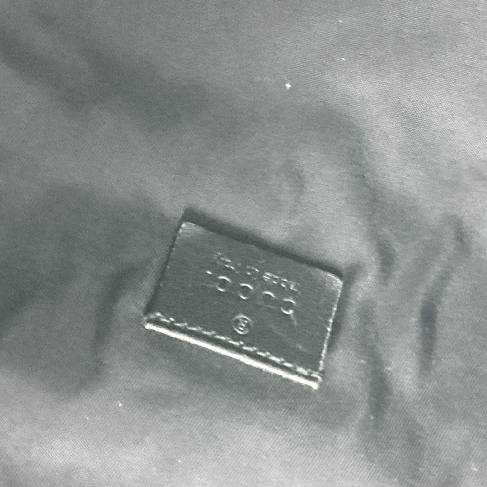 GUCCI Sling bag 246409 Nylon black logo Sherry Line mens Used