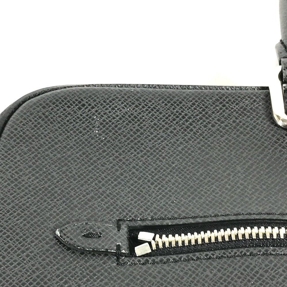 LOUIS VUITTON Business bag M30643 Taiga Leather black Taiga PortoDocument Business PDV mens Used