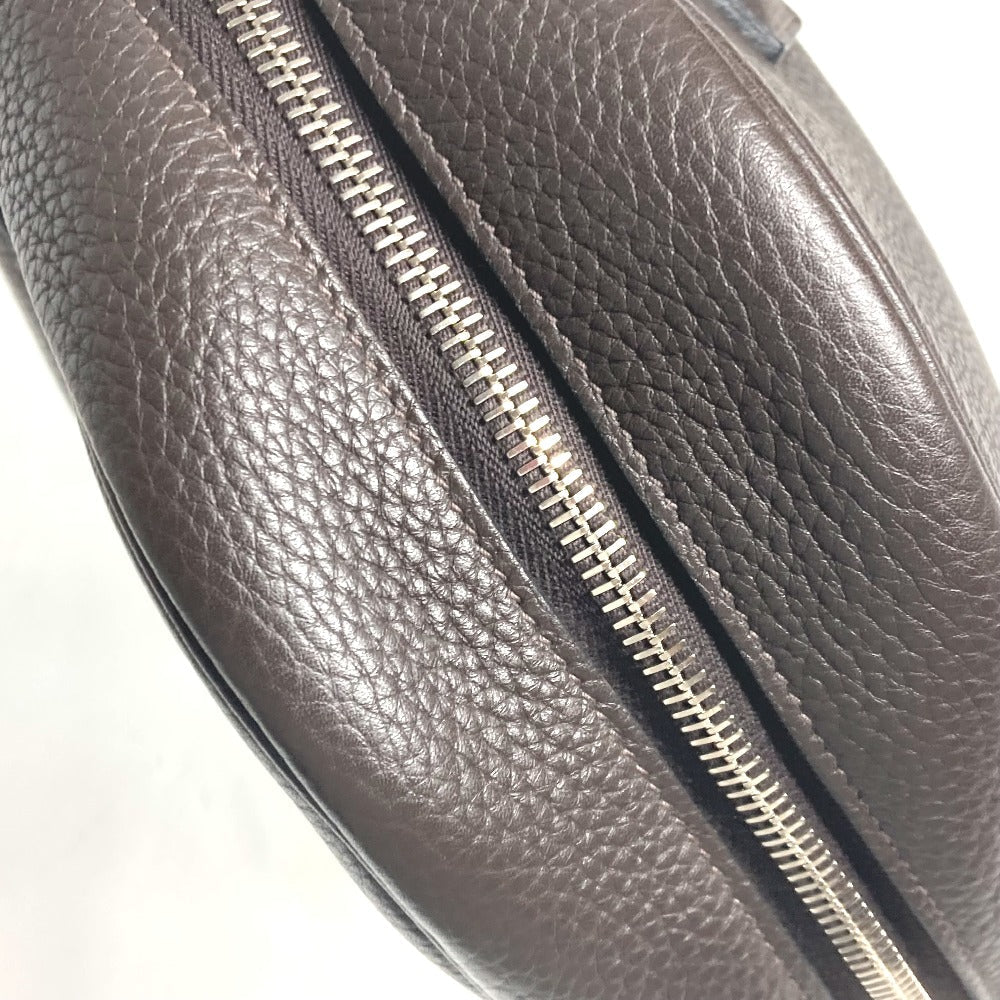 HERMES Business bag Taurillon Clemence Brown bag handbag Victoria 2