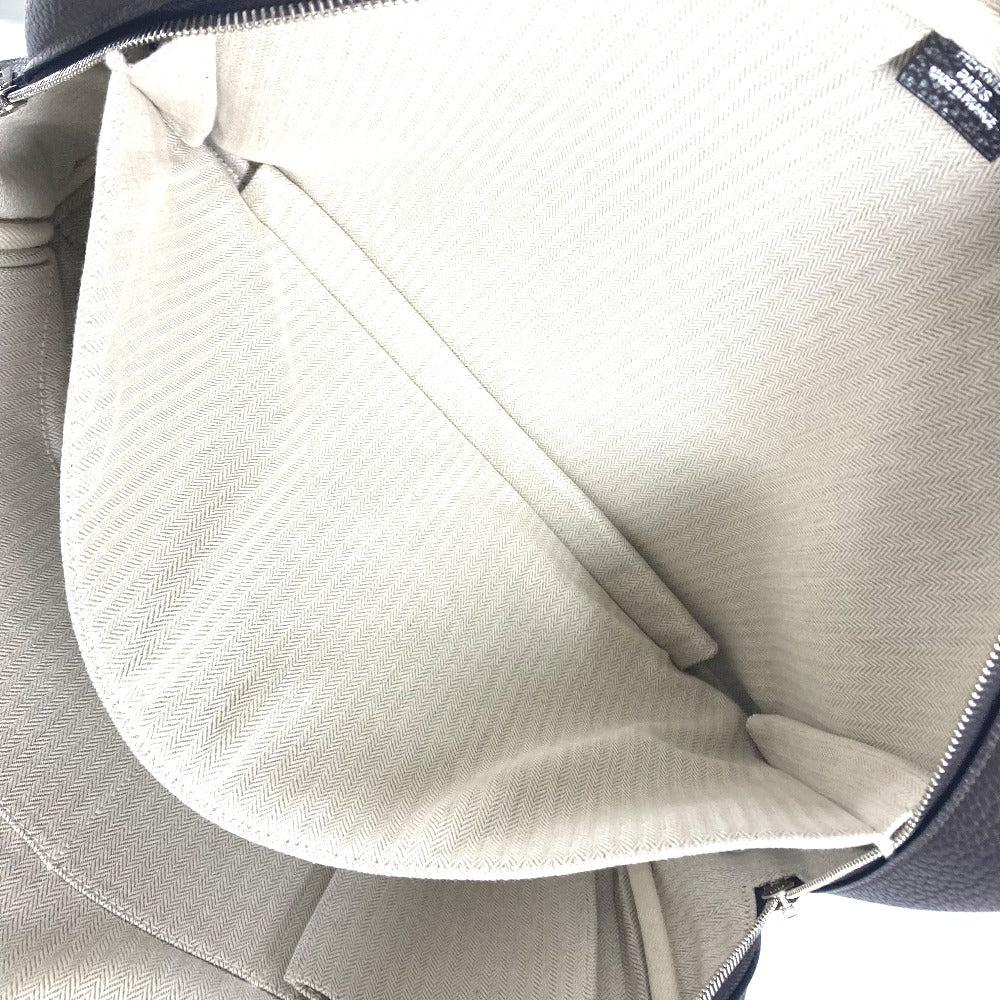 HERMES Business bag Taurillon Clemence Brown bag handbag Victoria 2