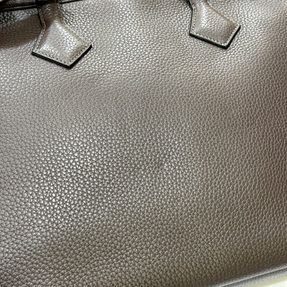 HERMES Business bag Taurillon Clemence Brown bag handbag Victoria 2
