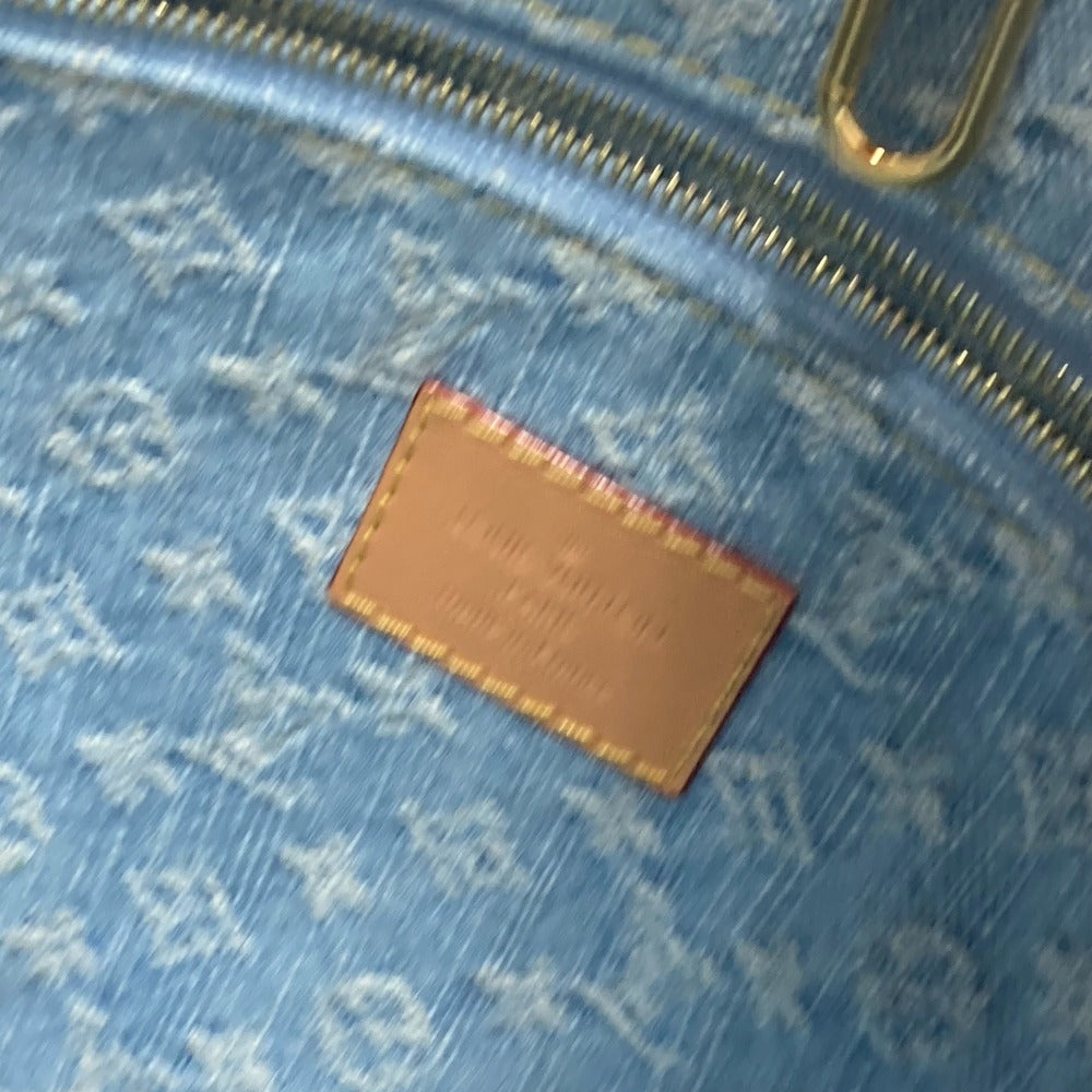 LOUIS VUITTON Handbag M24897 Monogram denim blue Monogram denim Let go