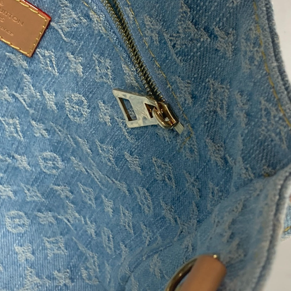 LOUIS VUITTON Handbag M24897 Monogram denim blue Monogram denim Let go