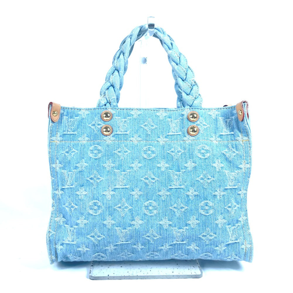 LOUIS VUITTON Handbag M24897 Monogram denim blue Monogram denim Let go