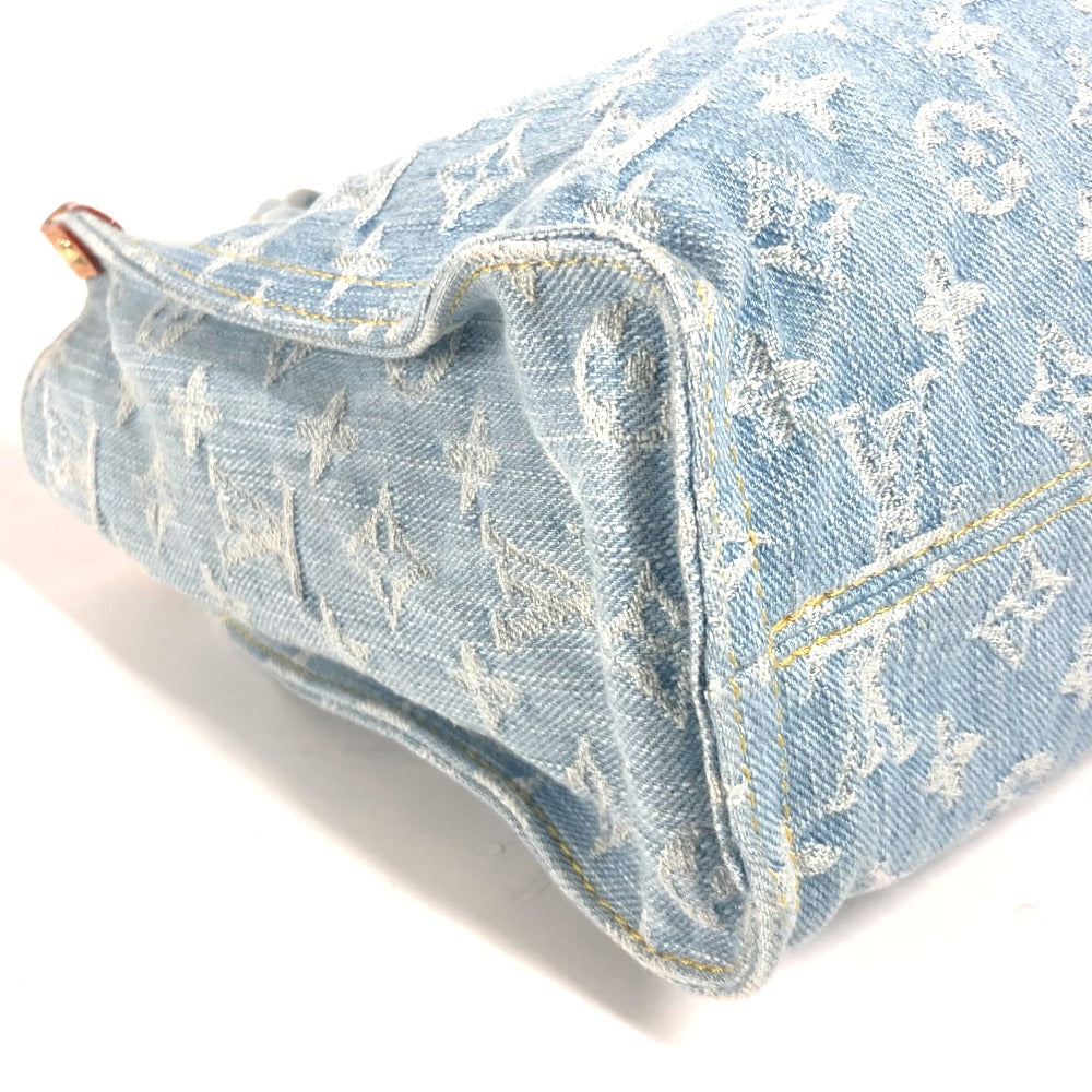 LOUIS VUITTON Handbag M24897 Monogram denim blue Monogram denim Let go