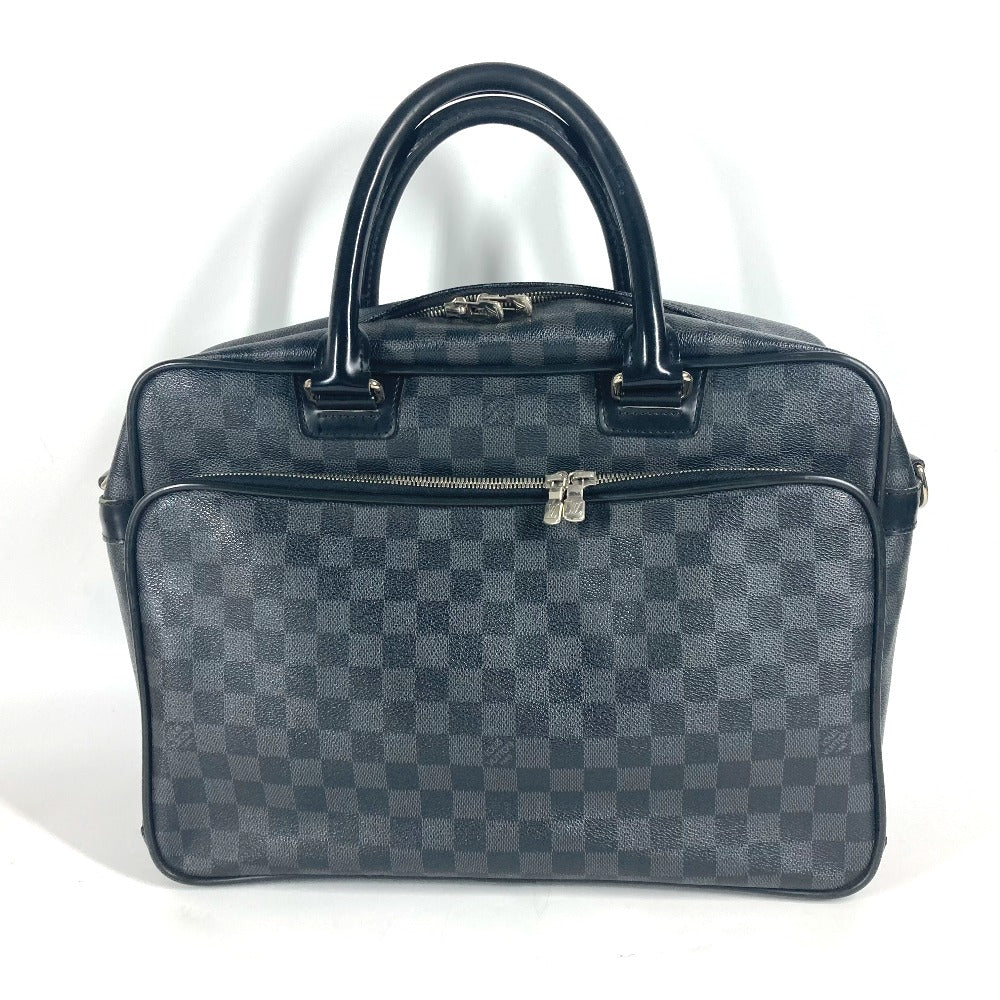 LOUIS VUITTON Business bag N23253 Damier Grafitto Canvas black Damier Grafitte Ikar mens Used