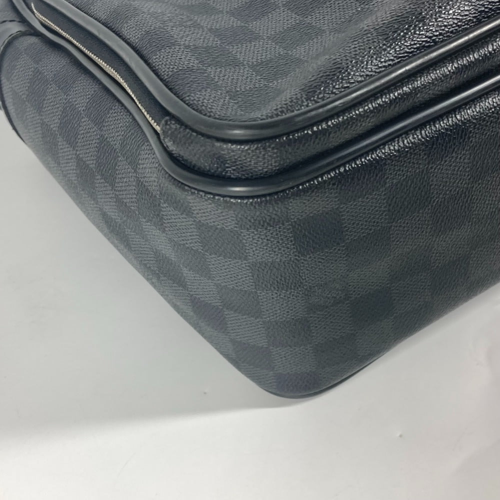 LOUIS VUITTON Business bag N23253 Damier Grafitto Canvas black Damier Grafitte Ikar mens Used