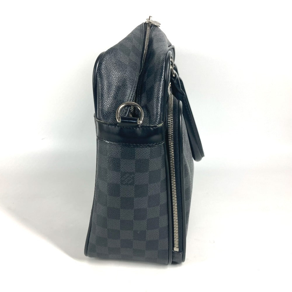 LOUIS VUITTON Business bag N23253 Damier Grafitto Canvas black Damier Grafitte Ikar mens Used