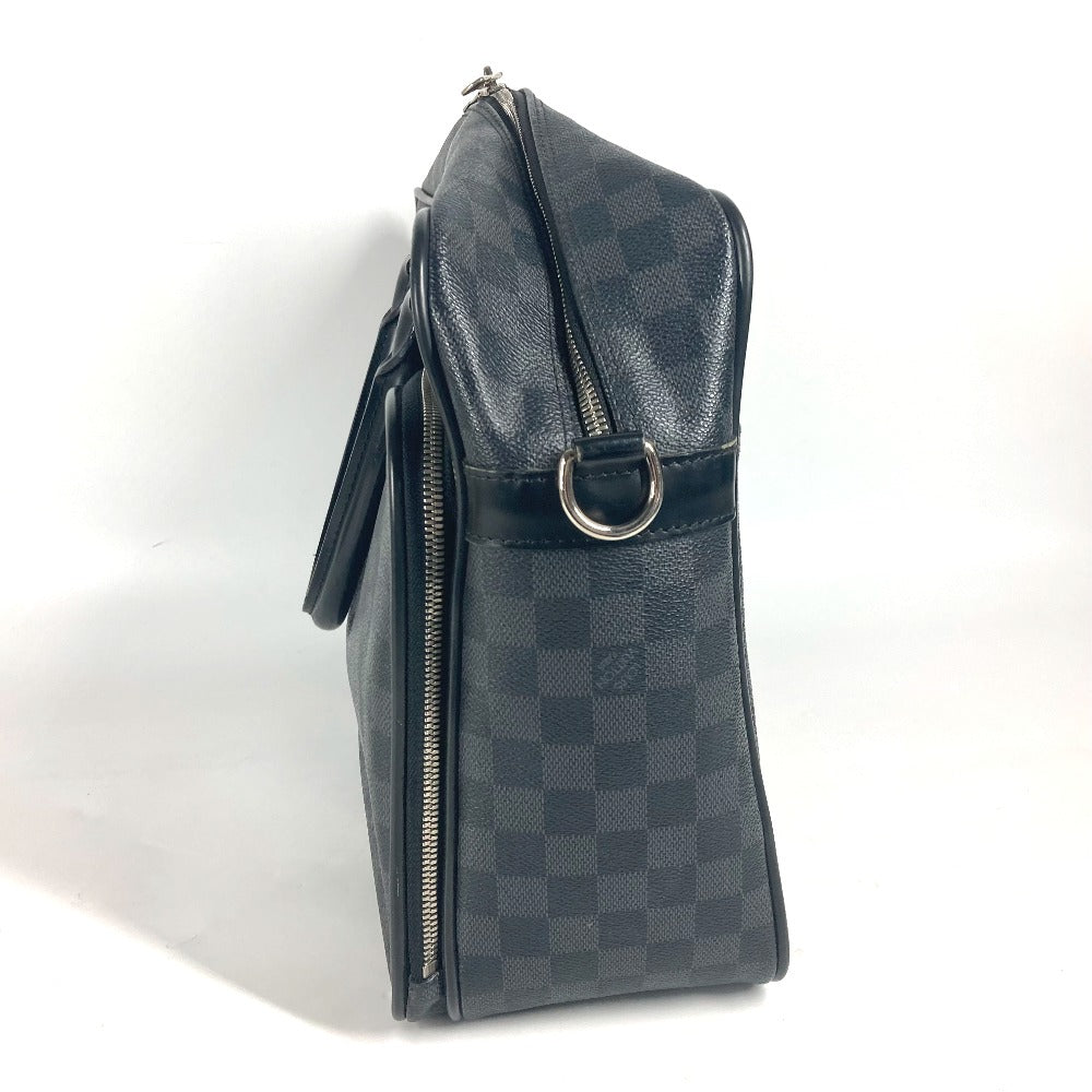 LOUIS VUITTON Business bag N23253 Damier Grafitto Canvas black Damier Grafitte Ikar mens Used