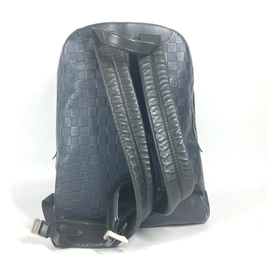 LOUIS VUITTON Backpack N40091 Damier Anfini Leather Navy Damier Anfini campus backpack unisex(Unisex) Used
