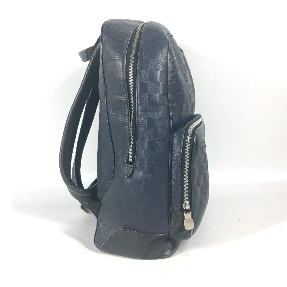 LOUIS VUITTON Backpack N40091 Damier Anfini Leather Navy Damier Anfini campus backpack unisex(Unisex) Used