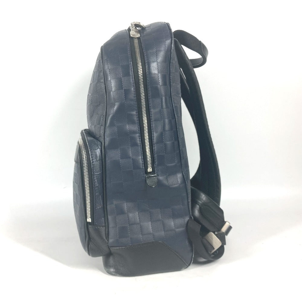LOUIS VUITTON Backpack N40091 Damier Anfini Leather Navy Damier Anfini campus backpack unisex(Unisex) Used