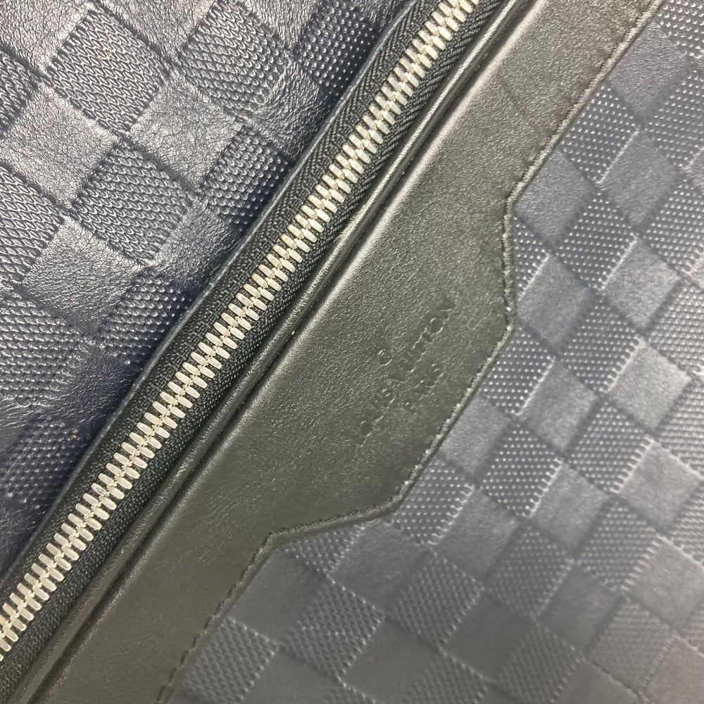 LOUIS VUITTON Backpack N40091 Damier Anfini Leather Navy Damier Anfini campus backpack unisex(Unisex) Used