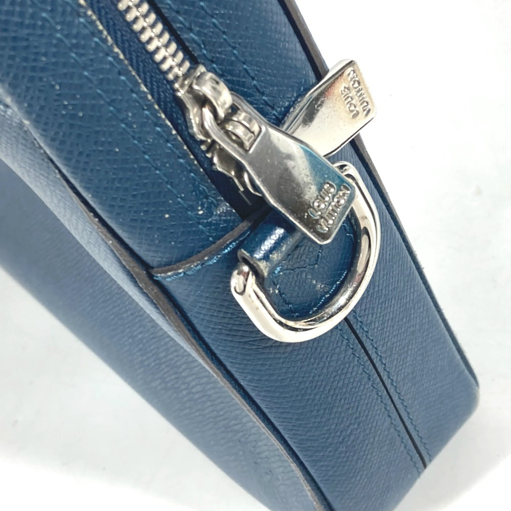 LOUIS VUITTON Business bag M32716 Taiga Leather blue Taiga PortoDocument Business PDV