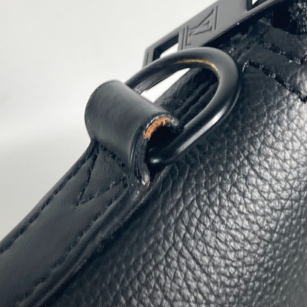 LOUIS VUITTON Business bag M59159 , Grained calf leather black LV Aerogram Take Off Briefcase