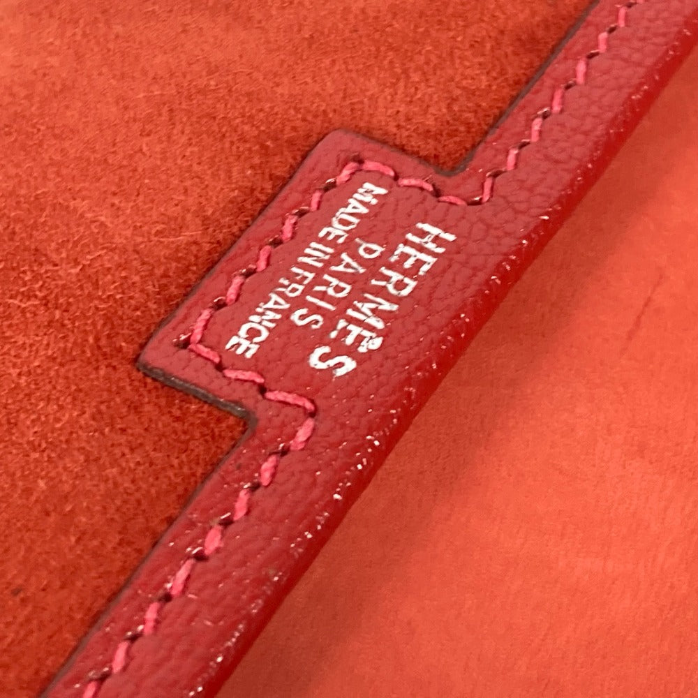 HERMES Clutch bag , Dopris Red Bag H logo Jige Elan