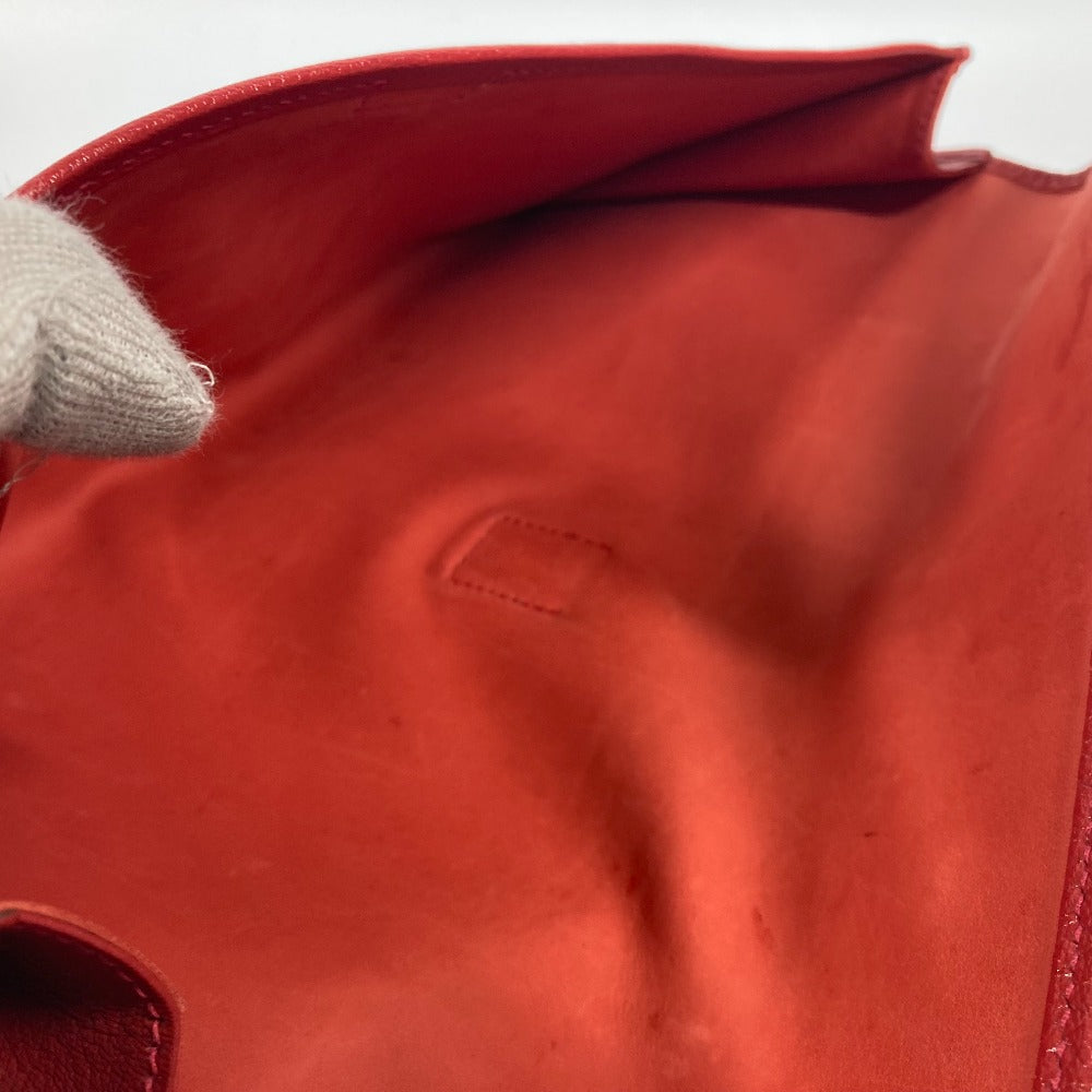 HERMES Clutch bag , Dopris Red Bag H logo Jige Elan
