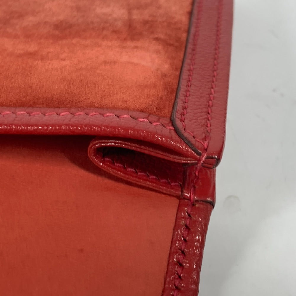 HERMES Clutch bag , Dopris Red Bag H logo Jige Elan