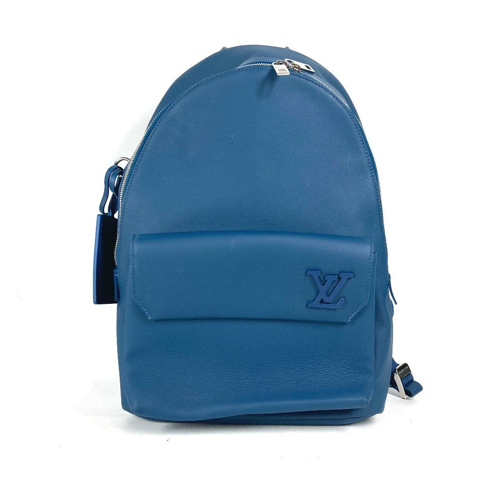 LOUIS VUITTON Backpack M23735 leather blue LV Aerogram take off backpack