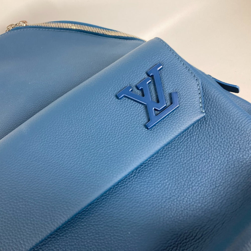 LOUIS VUITTON Backpack M23735 leather blue LV Aerogram take off backpack