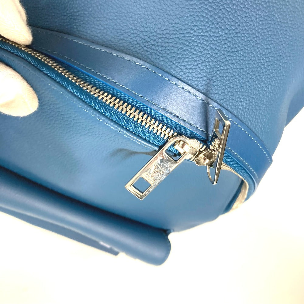 LOUIS VUITTON Backpack M23735 leather blue LV Aerogram take off backpack