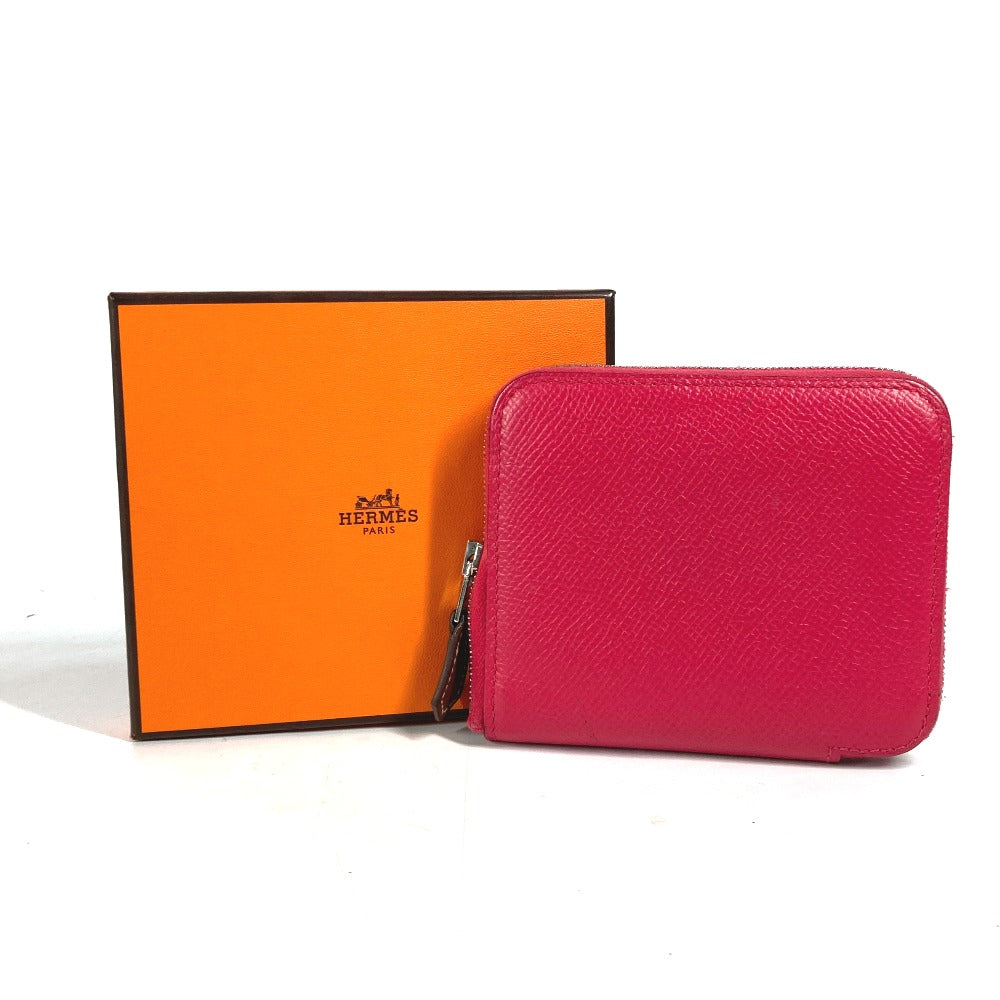 HERMES Coin case Epsom pink AzapSilk Incompact